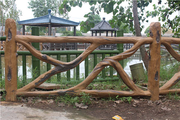 重庆仿枯木栏杆